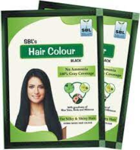 Hair colour black